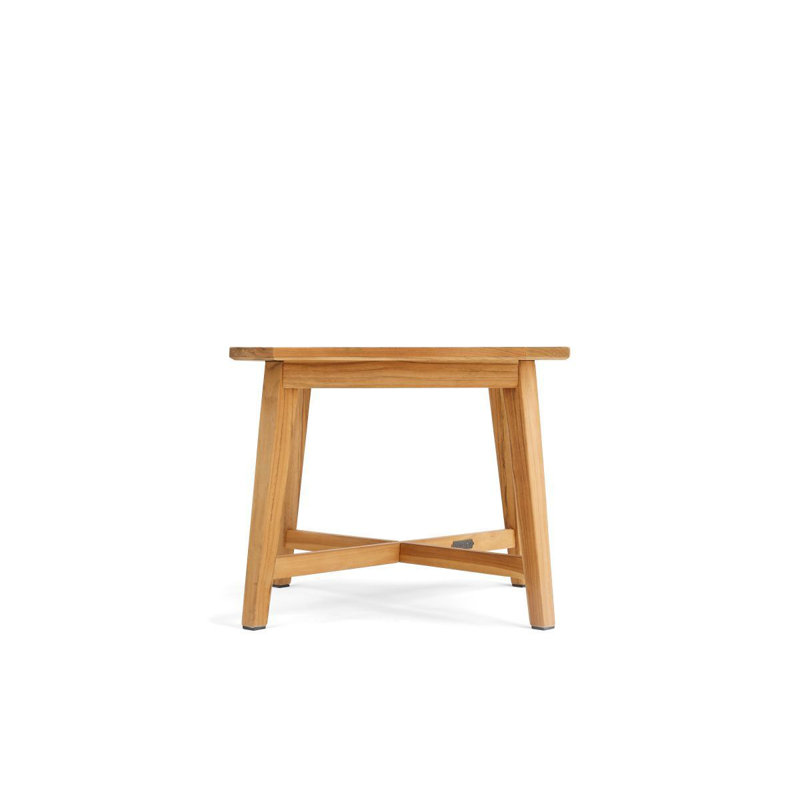 Winston Natural Teak 24" Square Outdoor Side Table