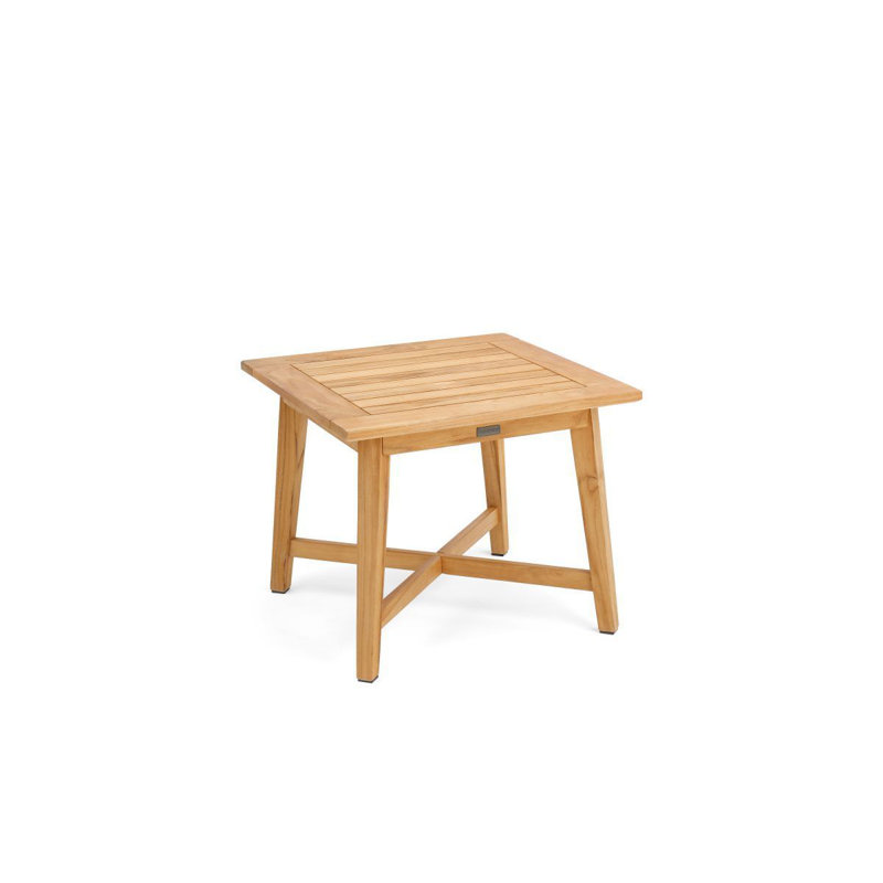 Winston Natural Teak 24" Square Outdoor Side Table