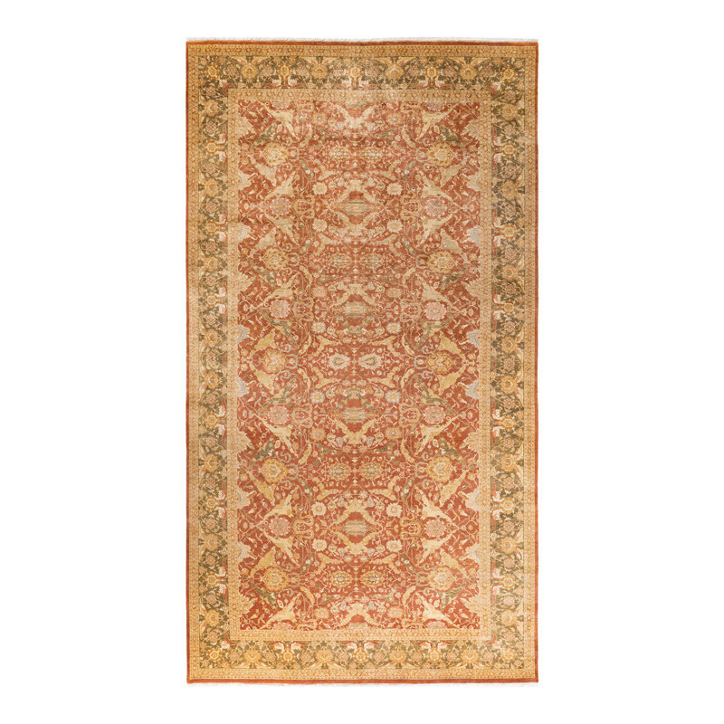 Solo Traditions Multicolor Hand-Knotted Wool Area Rug 8' x 10'