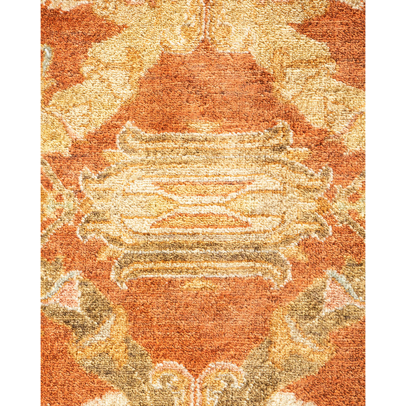 Solo Traditions Multicolor Hand-Knotted Wool Area Rug 8' x 10'