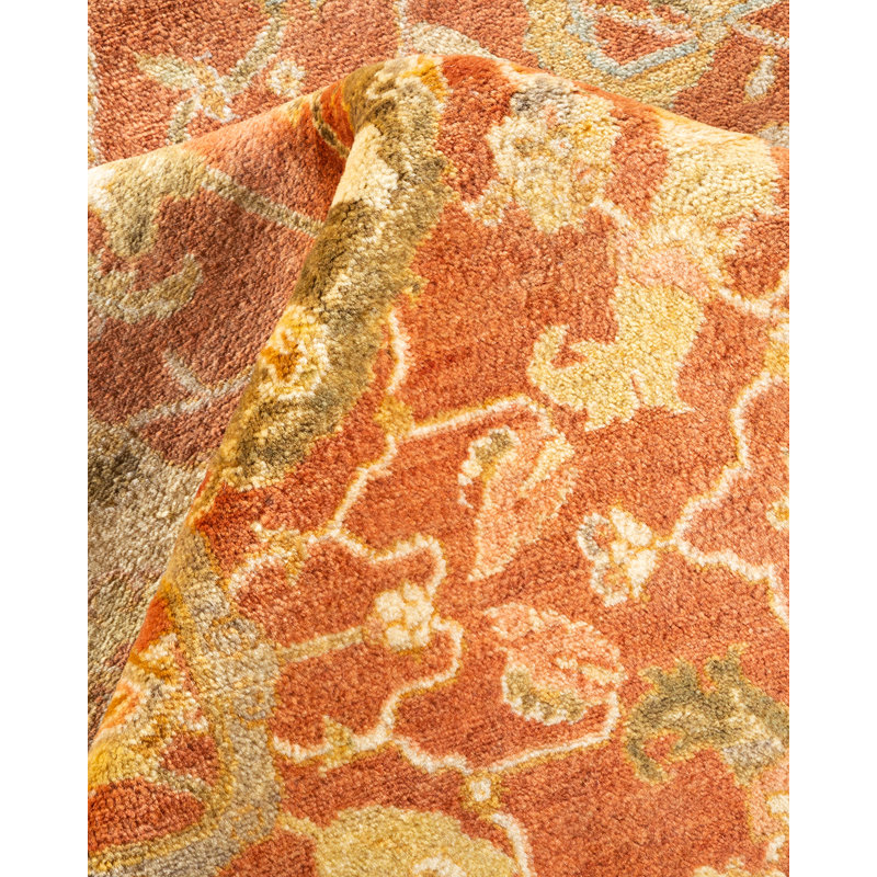 Solo Traditions Multicolor Hand-Knotted Wool Area Rug 8' x 10'