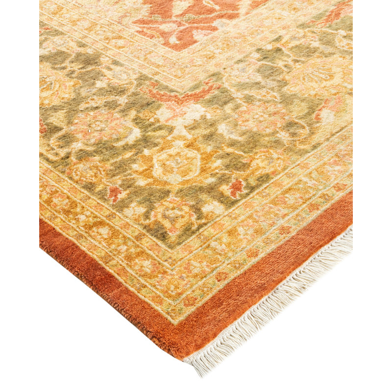 Solo Traditions Multicolor Hand-Knotted Wool Area Rug 8' x 10'