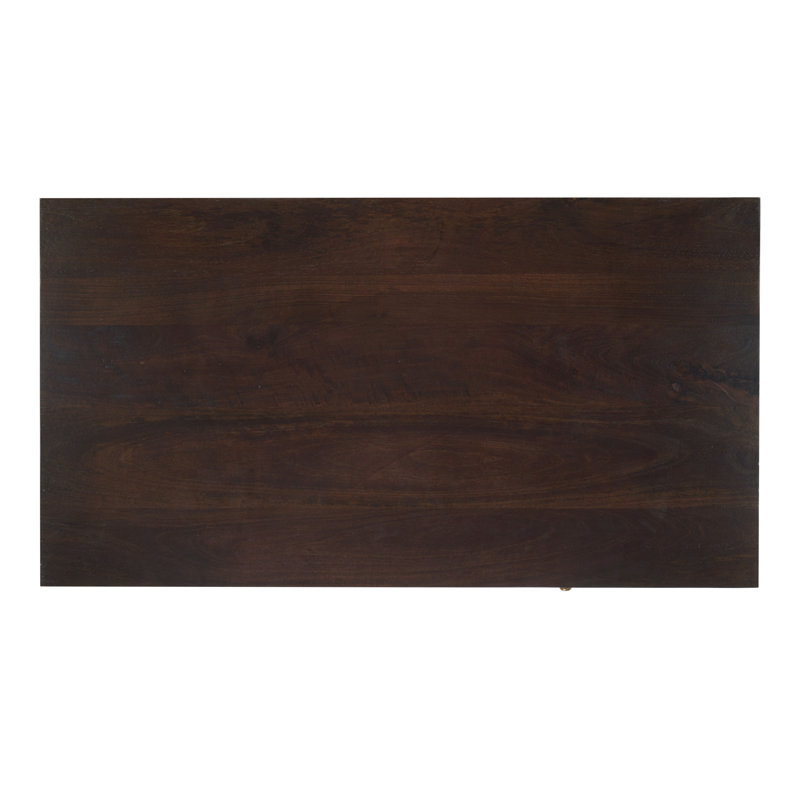 Lexington Walnut and Metal Coffee Table with Storage