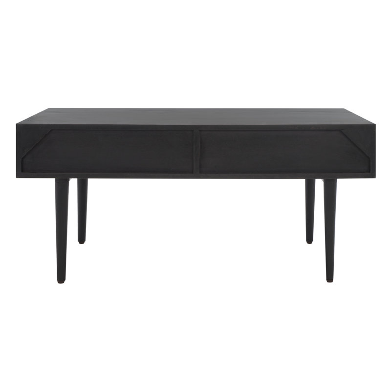 Lexington Walnut Mango Wood Rectangular Coffee Table with Storage