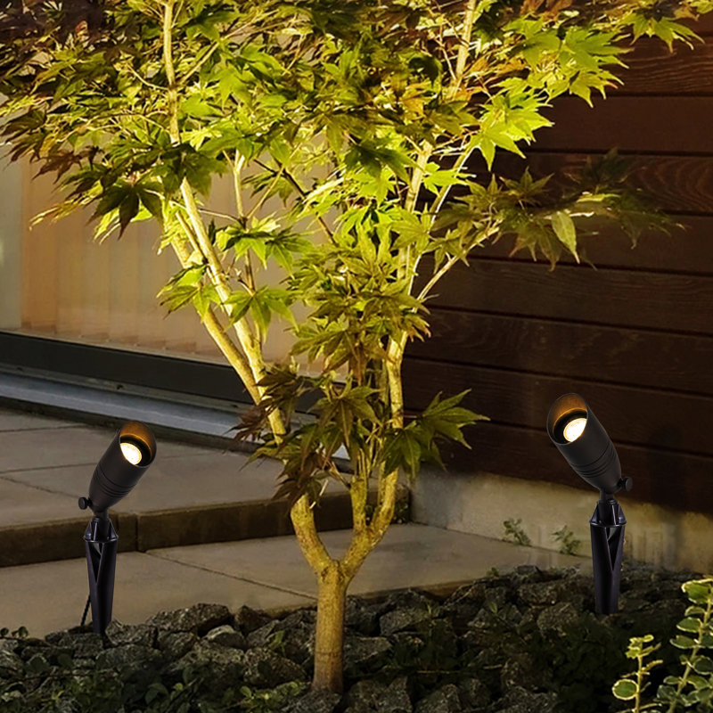 Dark Bronze Low Voltage Outdoor Landscape Spot Light Pack