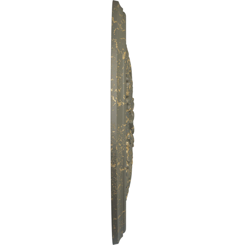 Americana Gold and Gray High-Density Ceiling Medallion