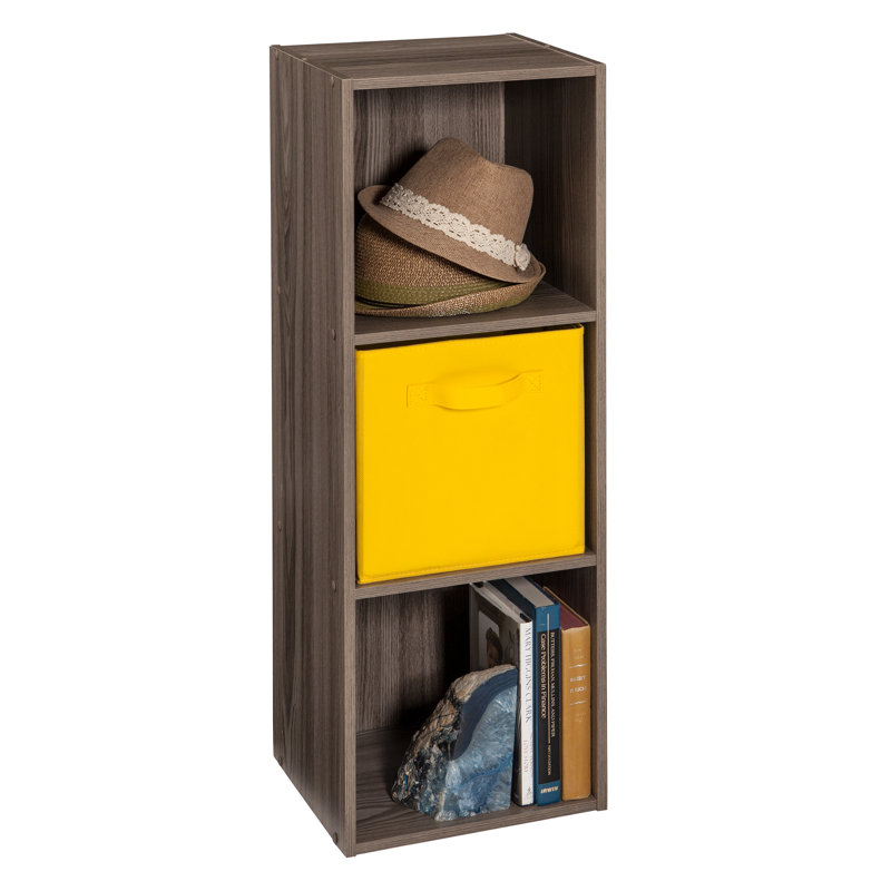 Espresso 3-Cube Detachable Organizer for Office and Home