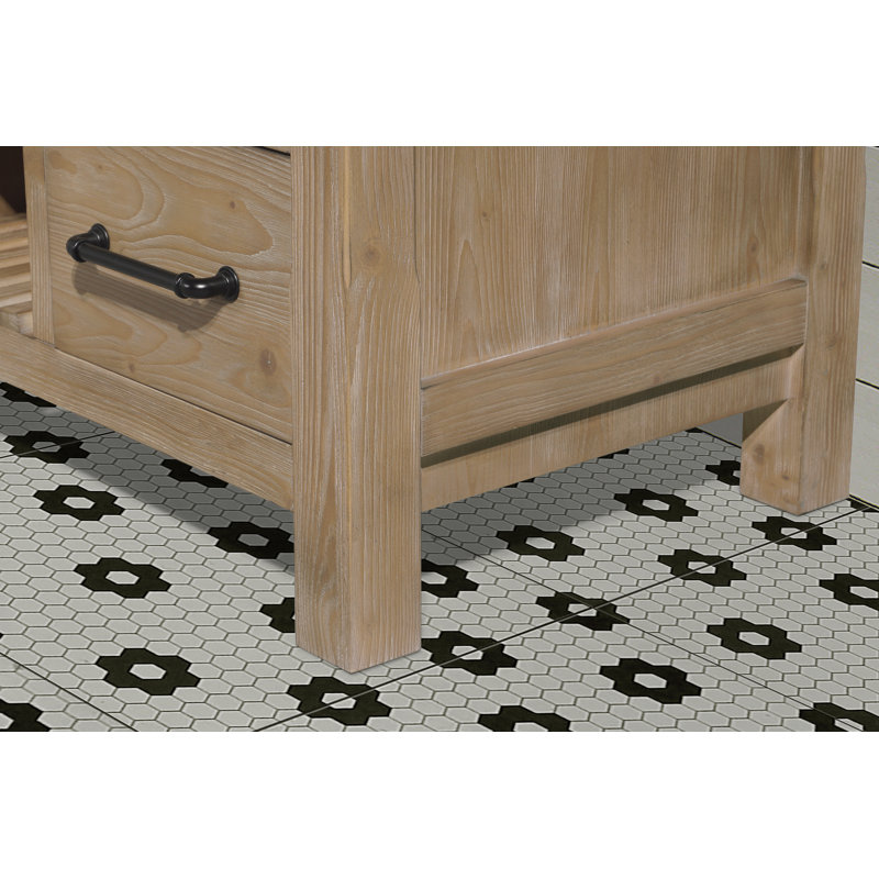 Lauren 48" Weathered Fir Single Sink Wood Bathroom Vanity
