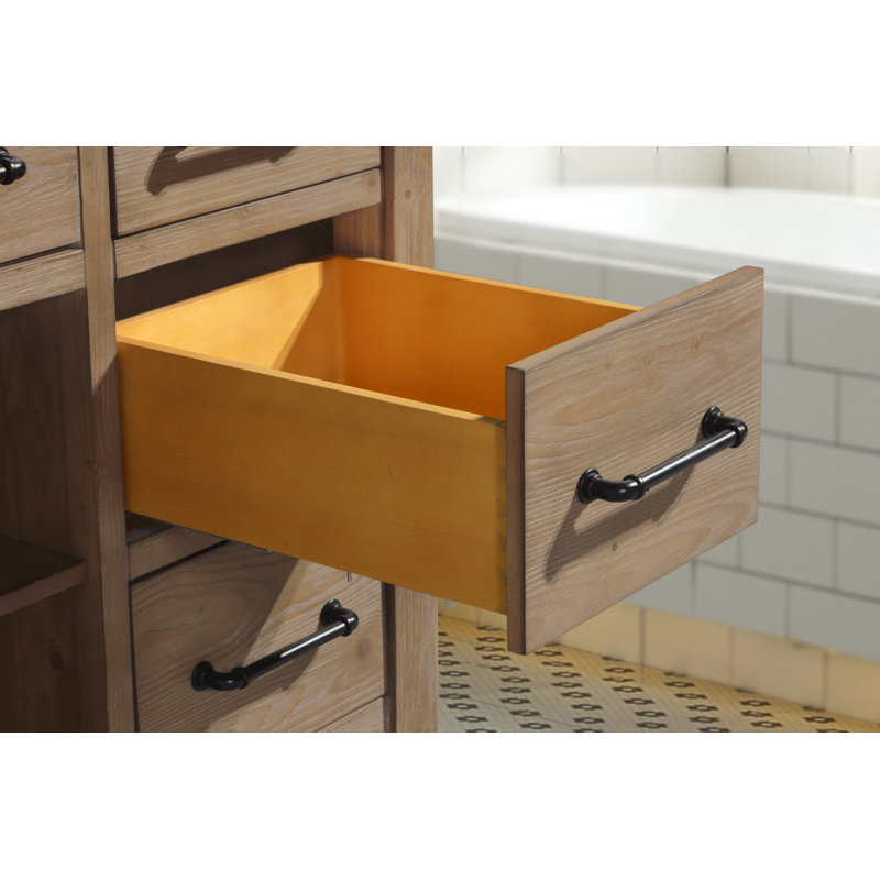 Lauren 48" Weathered Fir Single Sink Wood Bathroom Vanity
