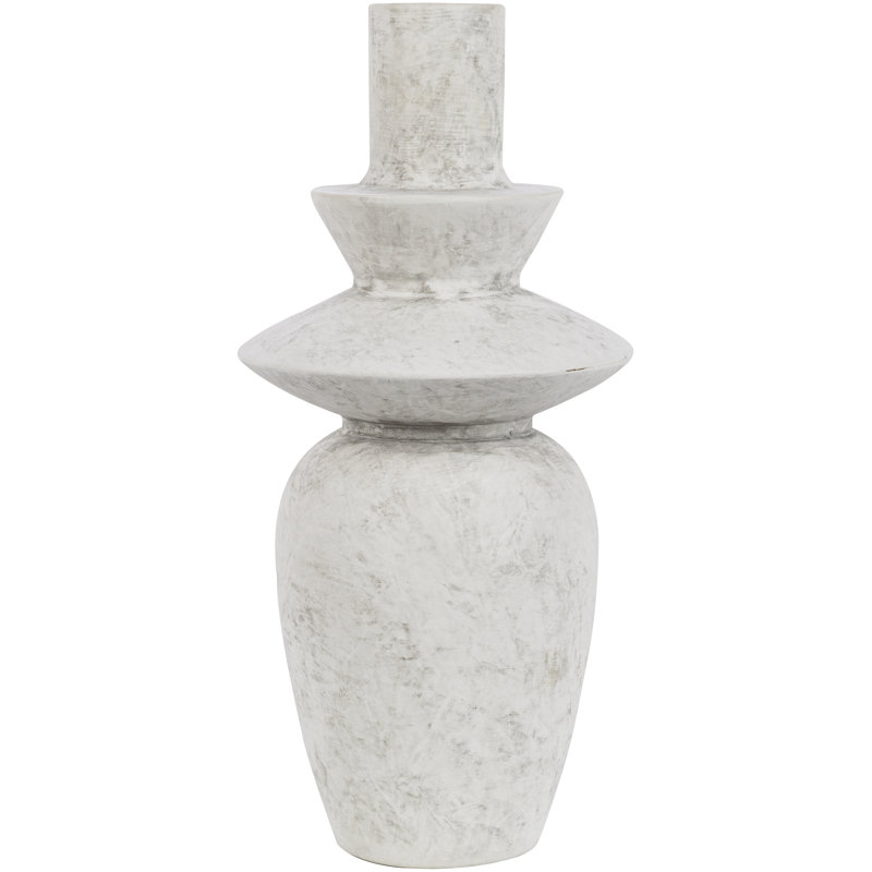 White Ceramic Novelty Table Vase