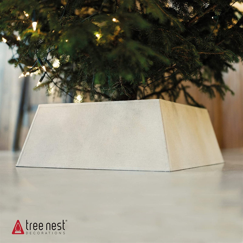 Medium Tan Canvas Christmas Tree Collar
