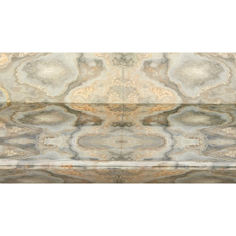 Rorschach Grey and Cream Lacquer Decorative Tray