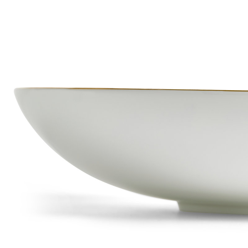 Mythical Creatures 9.6" White Ceramic Serving Bowl