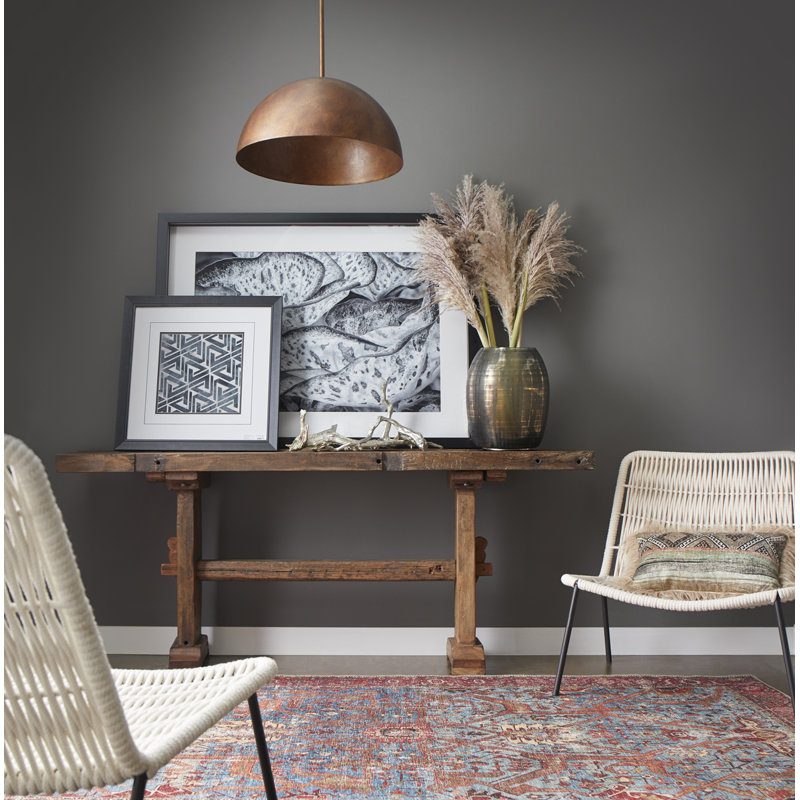 Althea White Cotton Rope and Iron Accent Chair