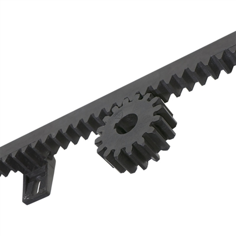 Black Fiberglass Reinforced Nylon Gate Opener Gear Racks, Set of 5