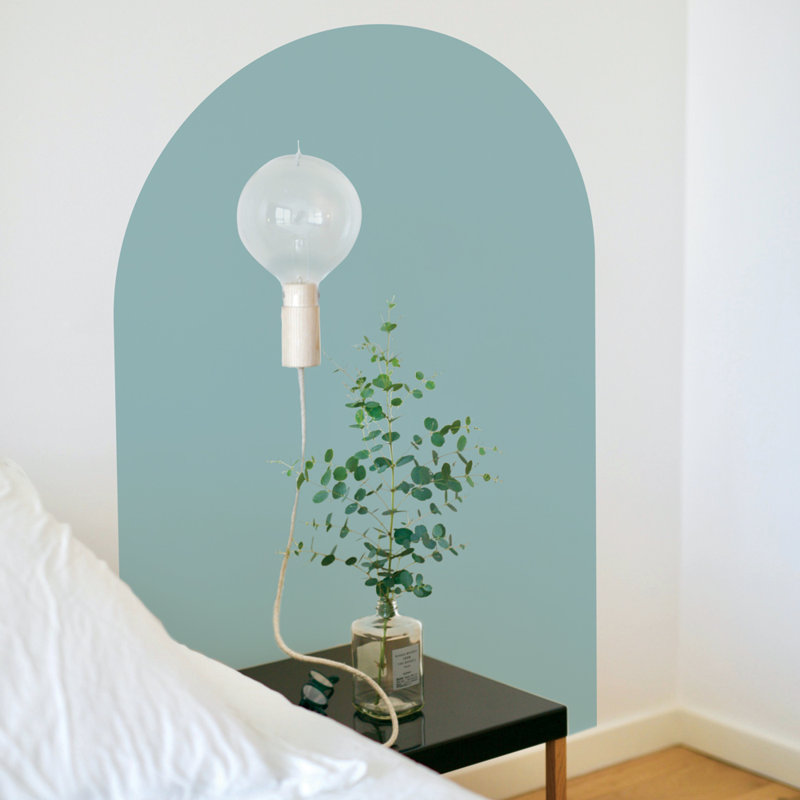 Pastel Blue Arch Peel and Stick Wall Decal Set