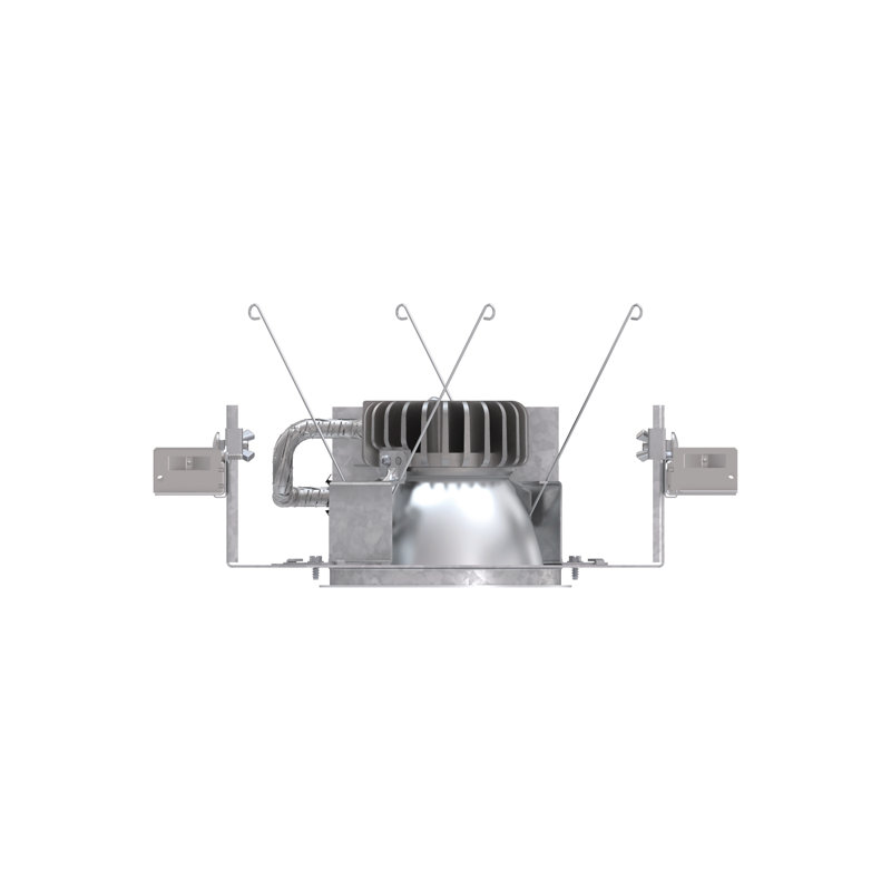 4'' Silver LED Recessed Lighting Kit with Adjustable Lumens