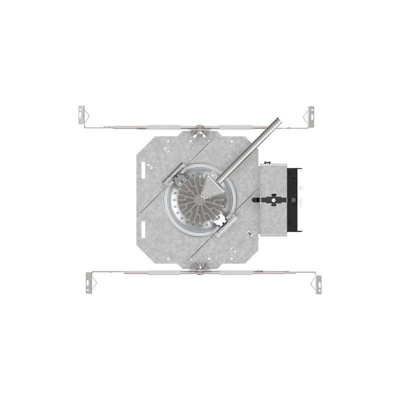 4'' Silver LED Recessed Lighting Kit with Adjustable Lumens