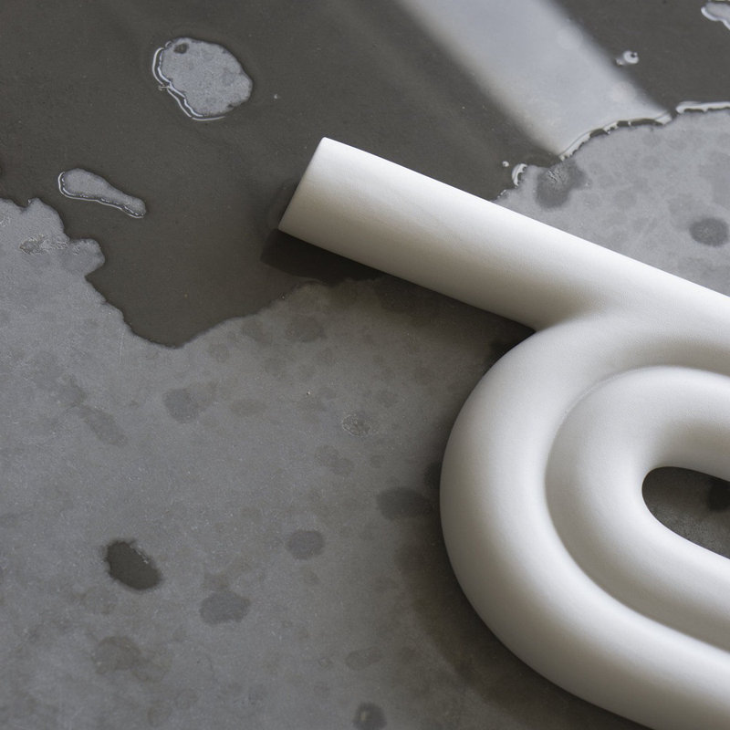 Organic White Ceramic Novelty Table Vase