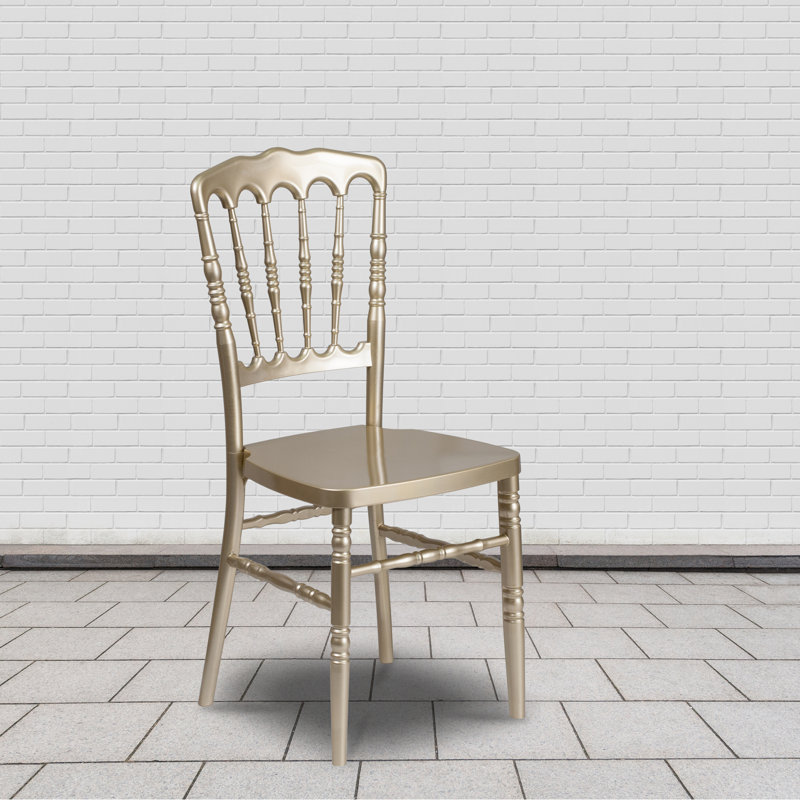 Gold Resin Stacking Traditional Chiavari Chair