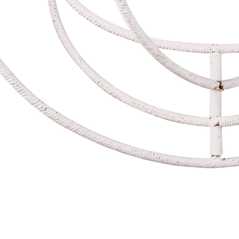 Seaside Elegance 4-Light White Sphere Chandelier