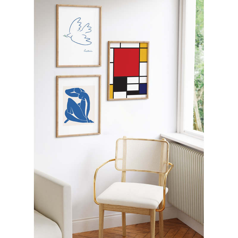 White 16x20 Oak Wood Gallery Wall Frame Set