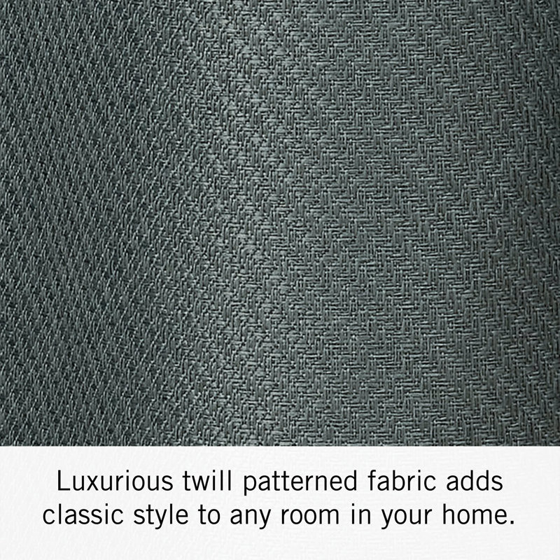 Charcoal Gray Thermal Blackout Grommet Curtain Panels, 52" x 84"