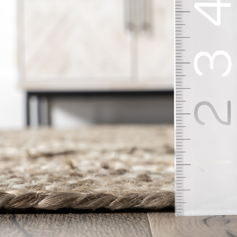 Meja Moroccan Lattice 5' x 8' Natural Jute Area Rug