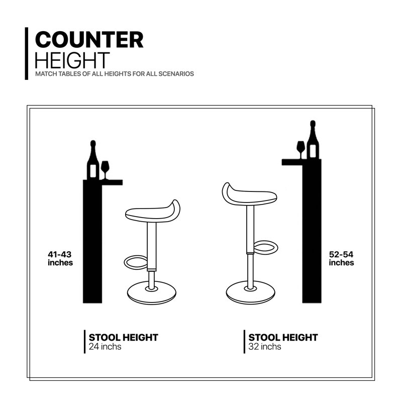 Red Adjustable Swivel Metal Counter Stool with Upholstered Seat