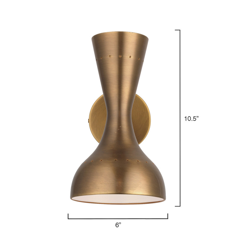 Antique Brass Dual-Light Directional Sconce with Swivel Hood