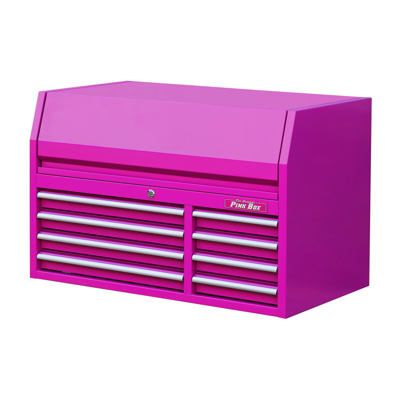 Vibrant Pink 41'' Steel 8-Drawer Top Tool Chest with Built-in Lock