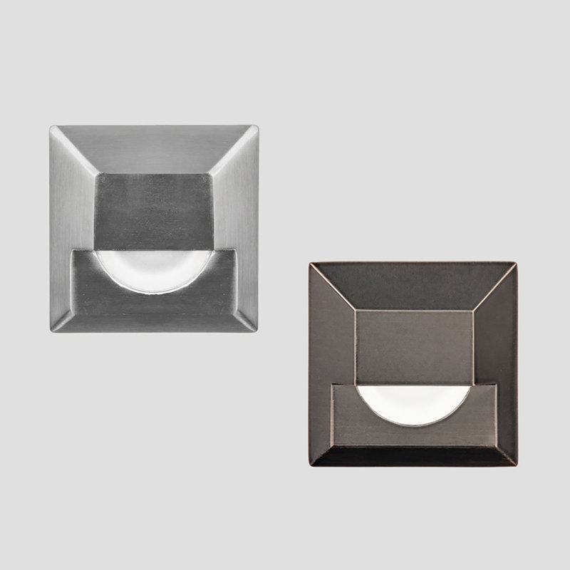 Bronzed Stainless Steel LED Step Light, 2.75"