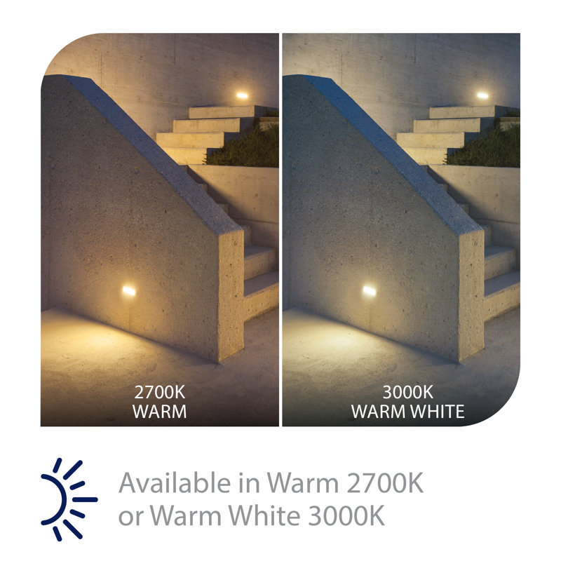 Bronzed Stainless Steel LED Step Light, 2.75"