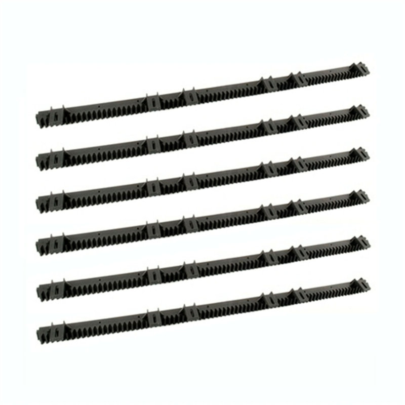 Black Nylon Gear Rack with Steel Insert for Sliding Gates