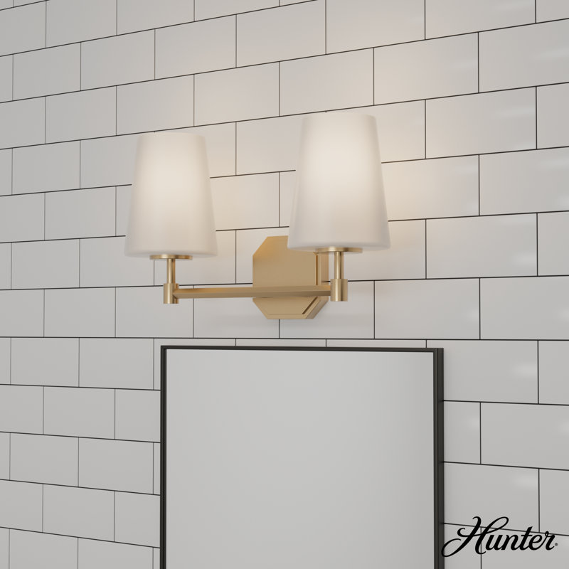 Nolita Alturas Gold 16" Outdoor Dimmable Vanity Light