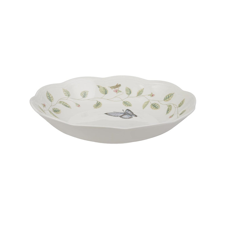 Butterfly Meadow Porcelain Round Pasta Bowl