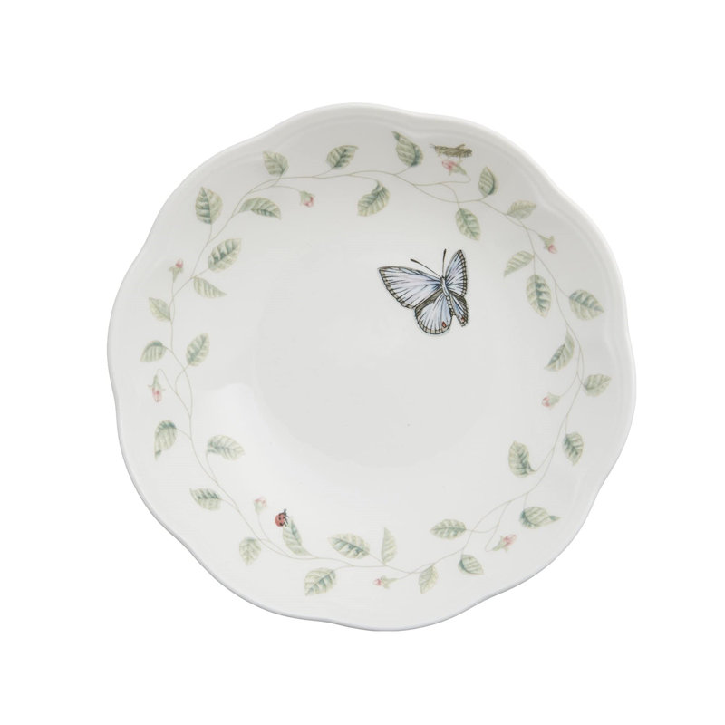 Butterfly Meadow Porcelain Round Pasta Bowl