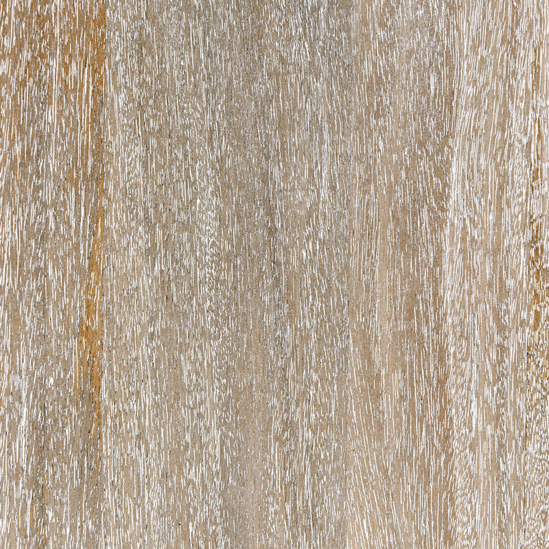 Beau 40" Round White Wash Mango Wood Coffee Table
