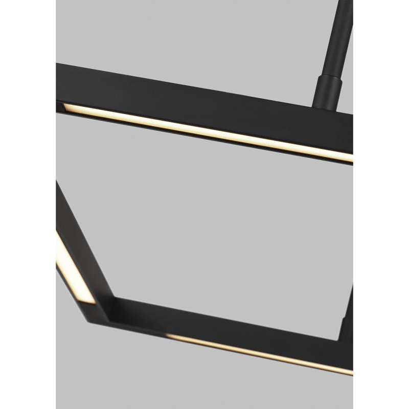 Nightshade Black Aluminum LED Indoor/Outdoor Pendant Light