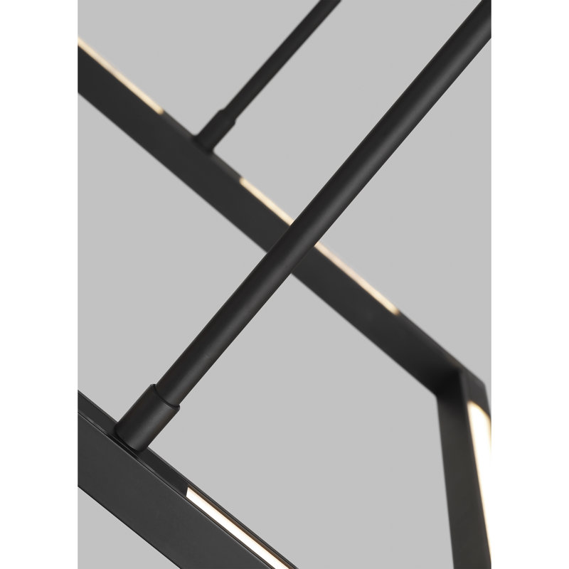 Nightshade Black Aluminum LED Indoor/Outdoor Pendant Light