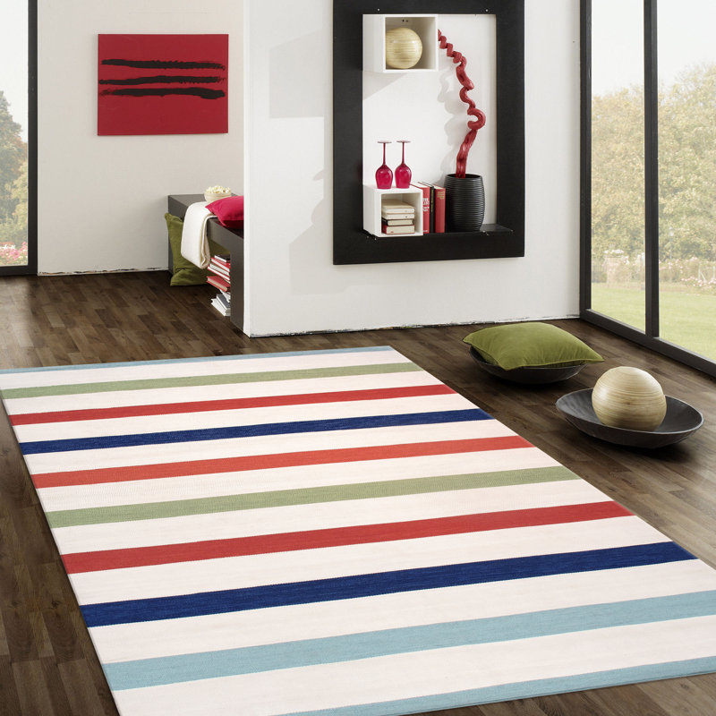 Hampton Ivory 12'x15' Handwoven Flatweave Outdoor Area Rug