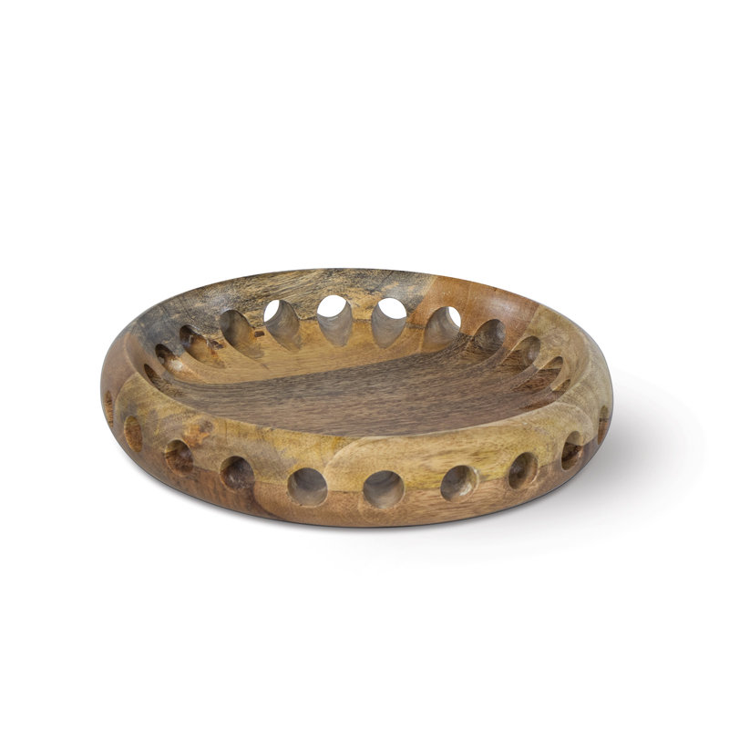 Savior Small Natural Handcrafted Mango Wood Bowl