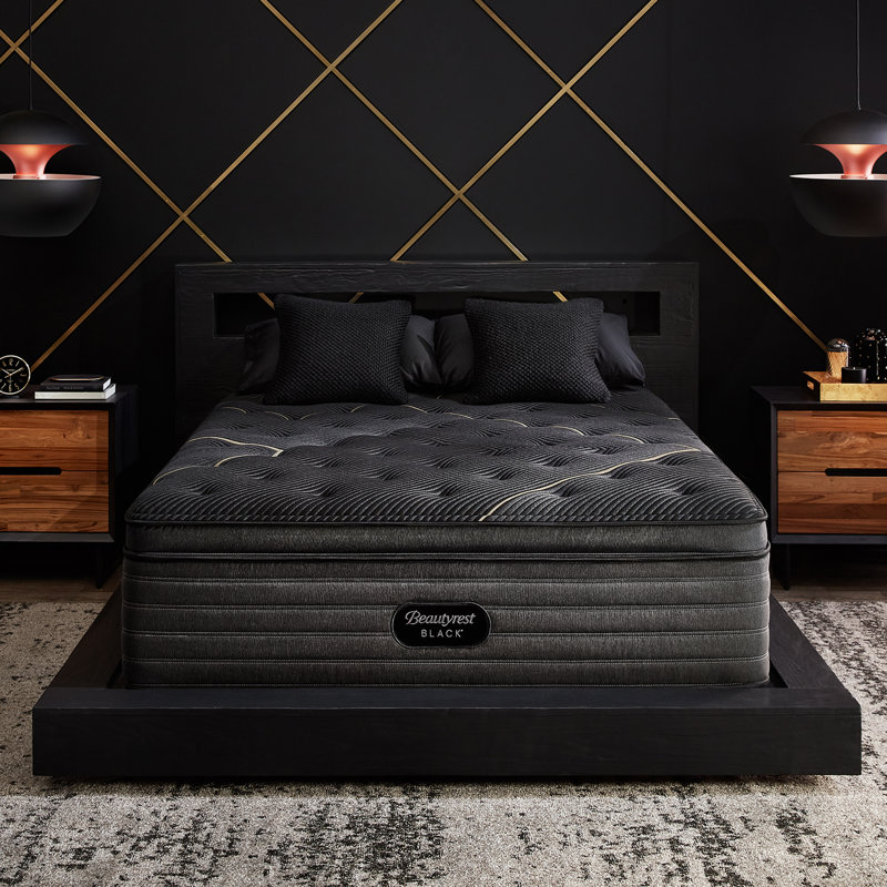 King Plush Pillow Top Innerspring Mattress with Gel Memory Foam