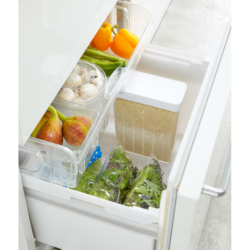 Yamazaki Home 2L Rectangular Rice Measuring Storage Container