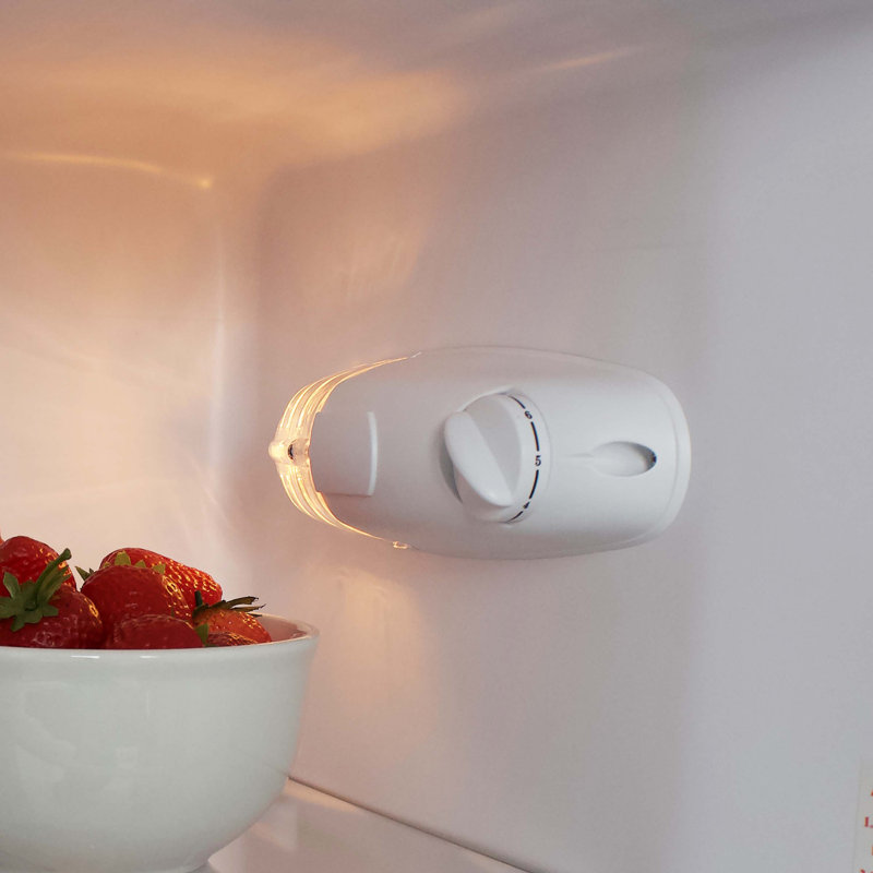 Compact 7.3 Cu. Ft White Energy Star Apartment Refrigerator