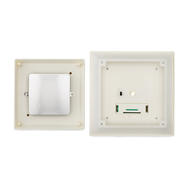 White Solar Powered LED Post Cap Lights, 4x4, 2-Pack