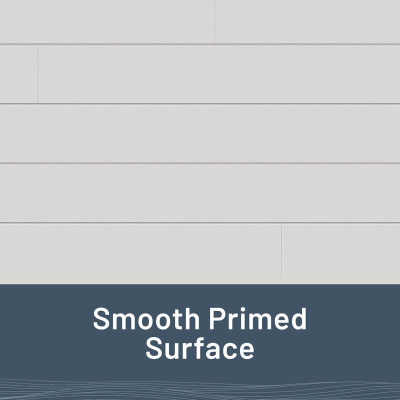 6-Foot Primed White Radiata Pine Shiplap Boards
