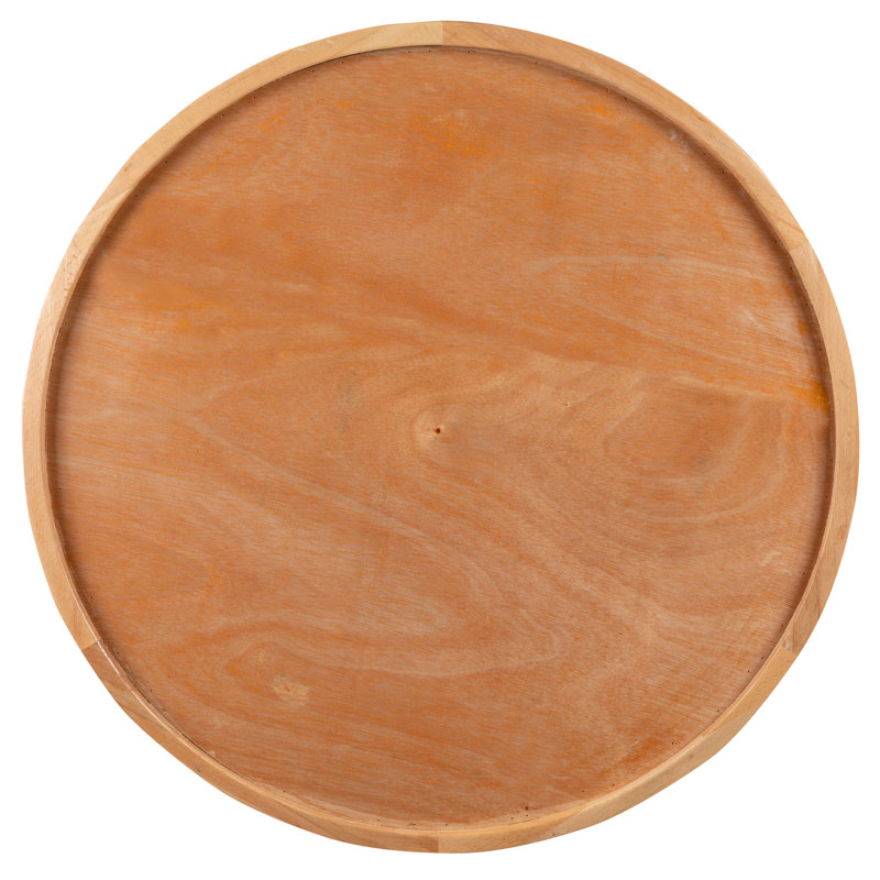 Eco-Friendly 30" Round Butcher Block Style Solid Wood Table Top