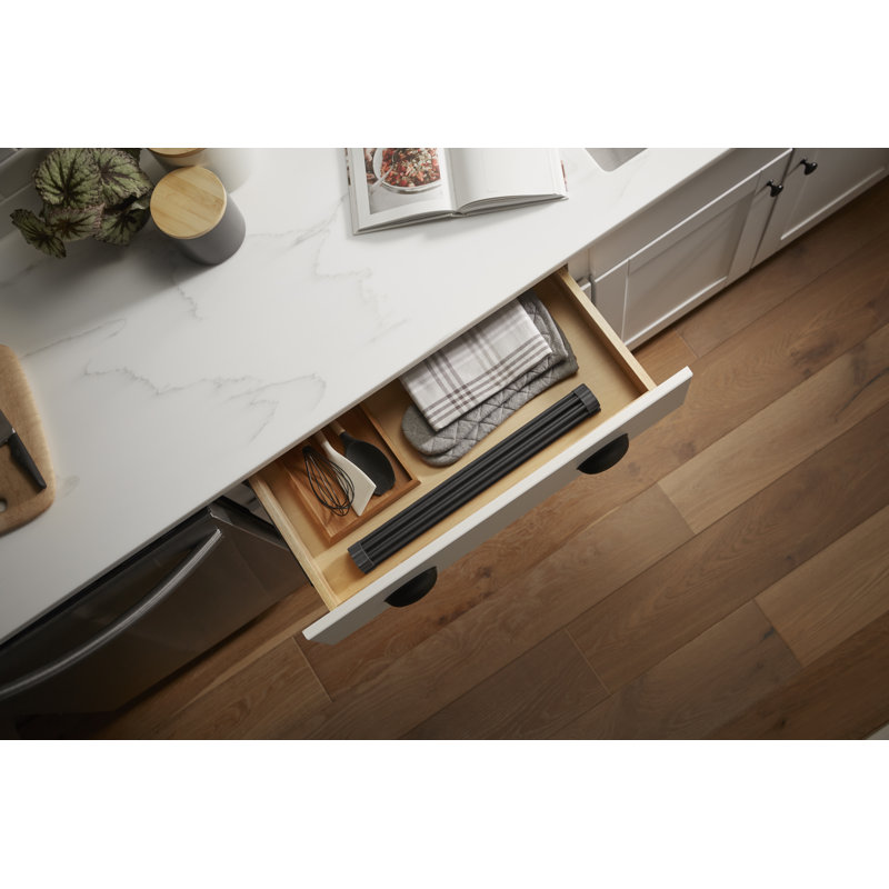 Charcoal Stainless Steel Roll-Up Multipurpose Kitchen Rack