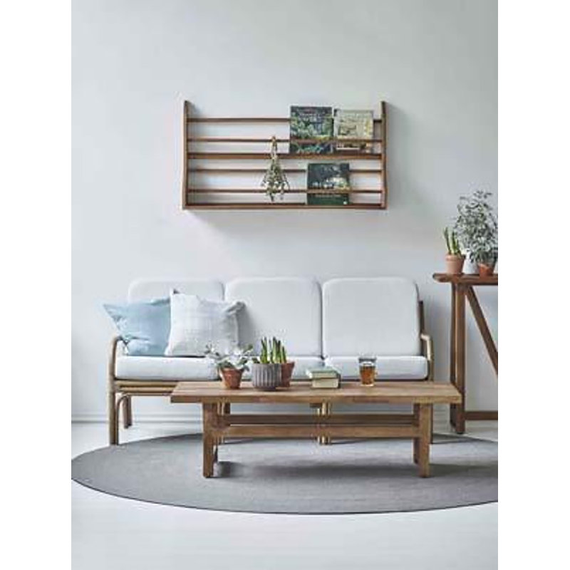 Alfred Rectangular Reclaimed Teak Outdoor Coffee Table - 55"